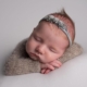 newborn baby girl sleeping